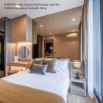 ผนังกรุกระจกเงาสี (ชาทอง/ชาเทา/ดำ) รองพื้นไม้อัด - Image 2