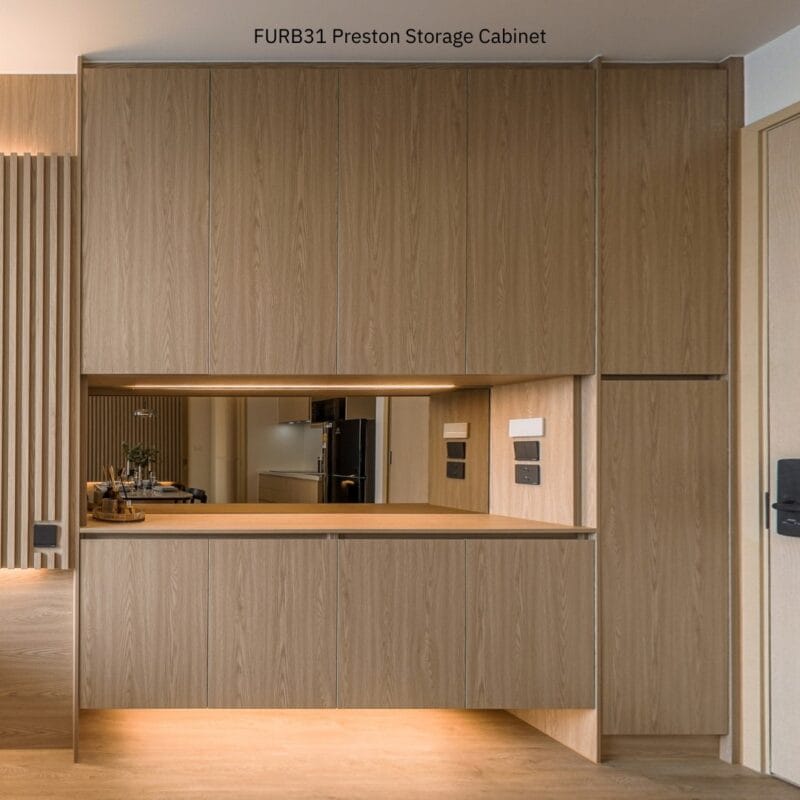 FURB31 Preston Storage Cabinet Wood