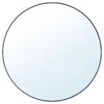 กระจกเงาวงกลมแขวนผนัง กรอบดำ 80cm