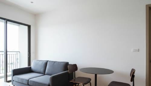 แพ็คเกจตกแต่งคอนโดปล่อยเช่า 1 Condo Living Room empty