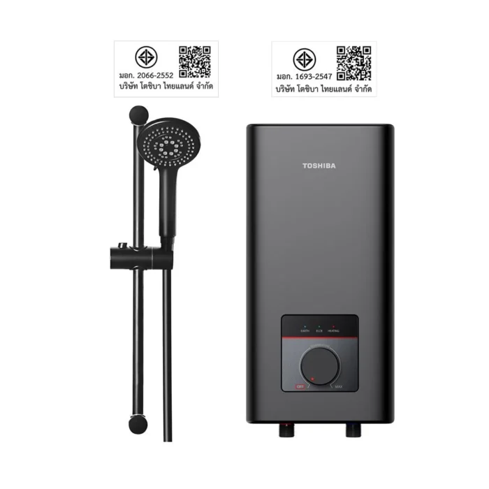 TOSHIBA เครื่องทำน้ำอุ่น สีดำ 4800W - Image 3
