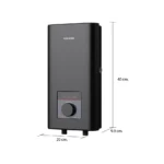 TOSHIBA เครื่องทำน้ำอุ่น สีดำ 4800W - Image 2